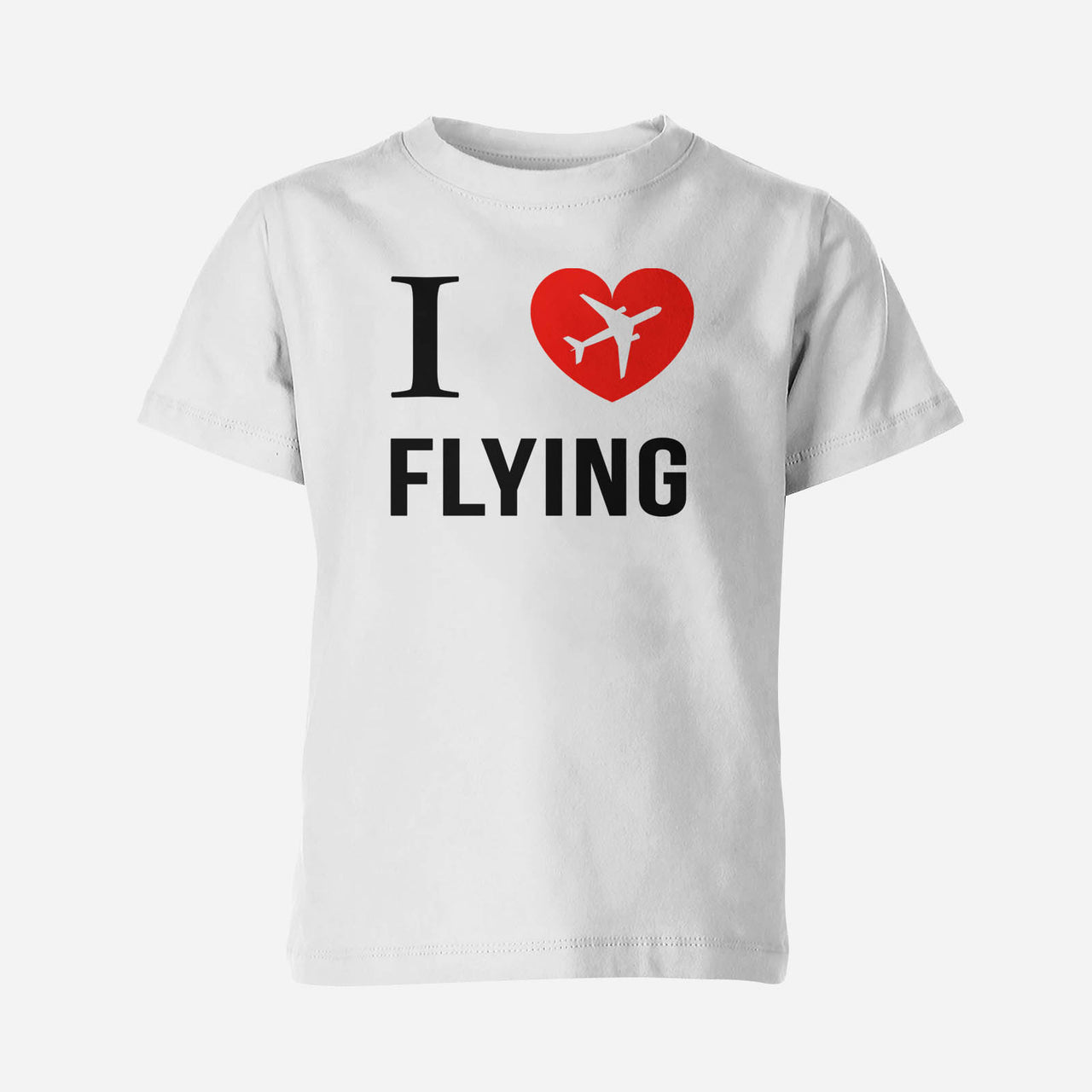 I Love Flying Designed Children T-Shirts