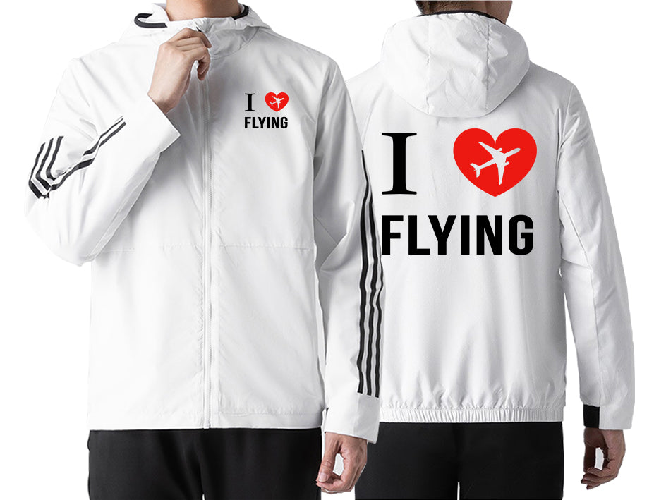 I Love Flying Designed Sport Style Jackets