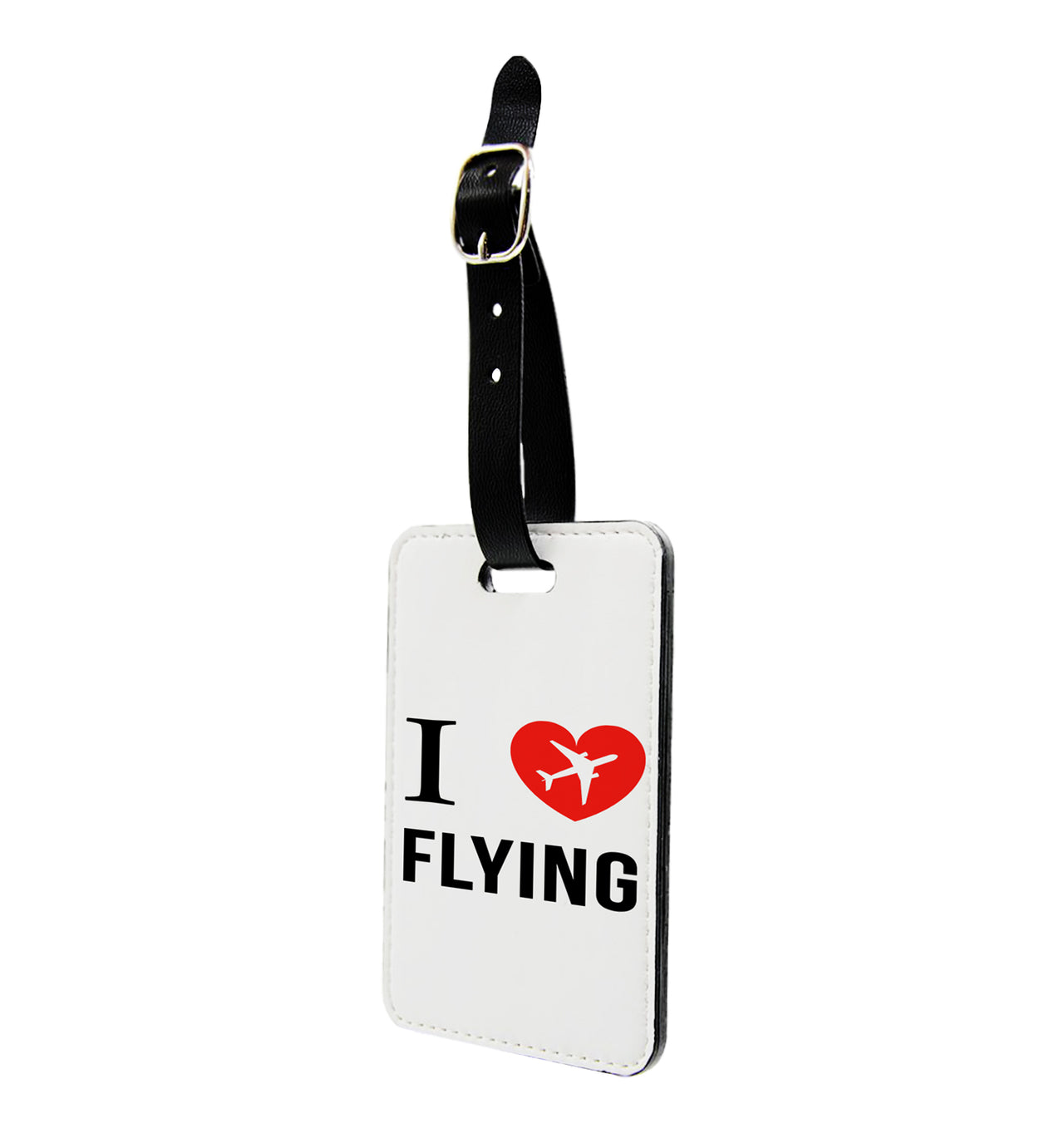 I Love Flying Designed Luggage Tag