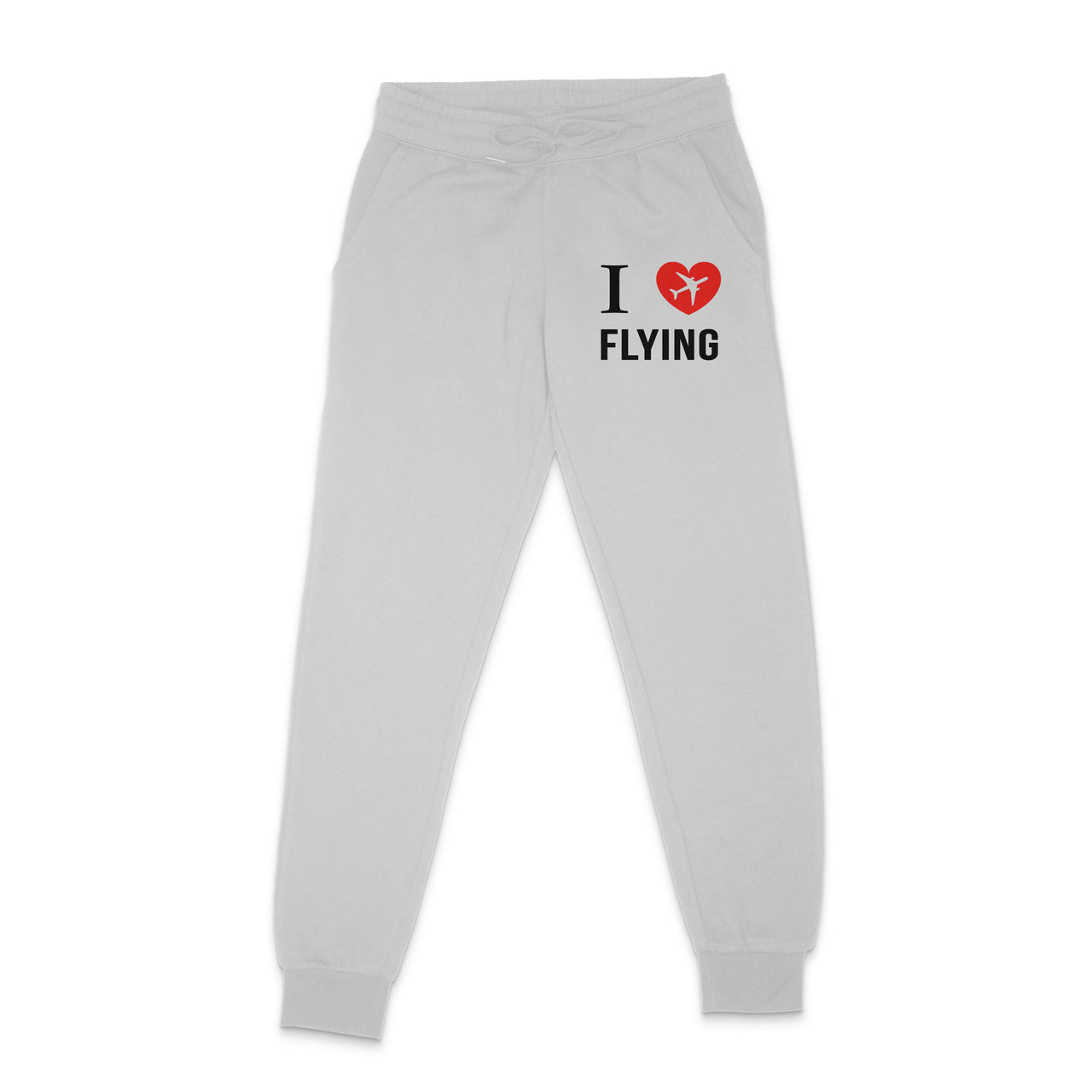 I Love Flying Designed Sweatpants