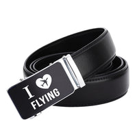 Thumbnail for I Love Flying Designed Aviator Belts