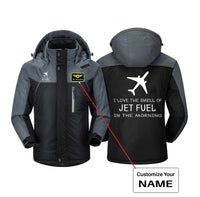 Thumbnail for I Love The Smell Of Jet Fuel In The Morning Designed Thick Winter Jackets