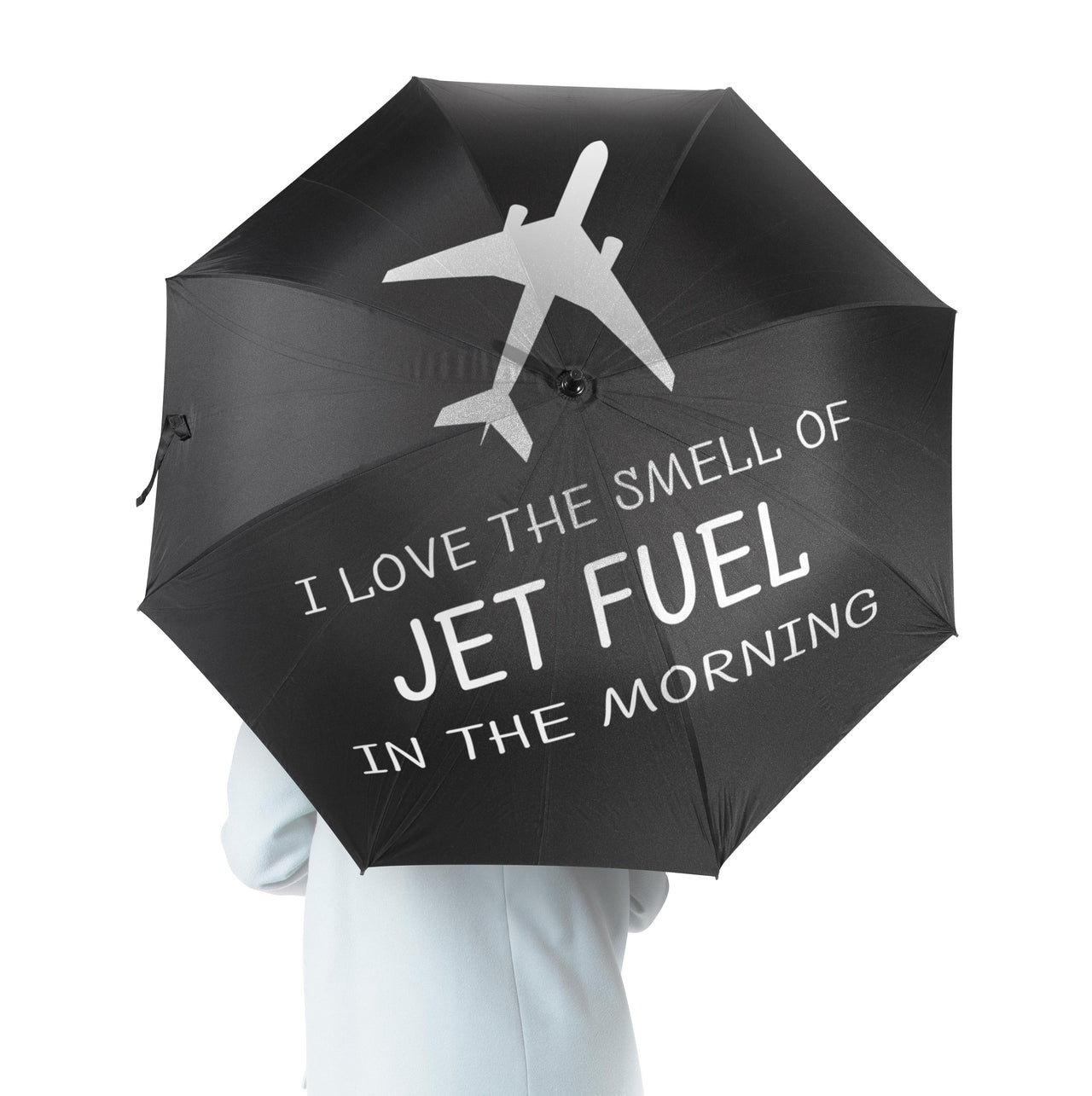 I Love The Smell Of Jet Fuel In The Morning Designed Umbrella
