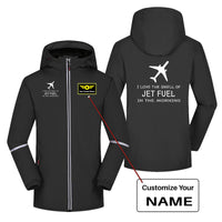 Thumbnail for I Love The Smell Of Jet Fuel In The Morning Designed Rain Coats & Jackets