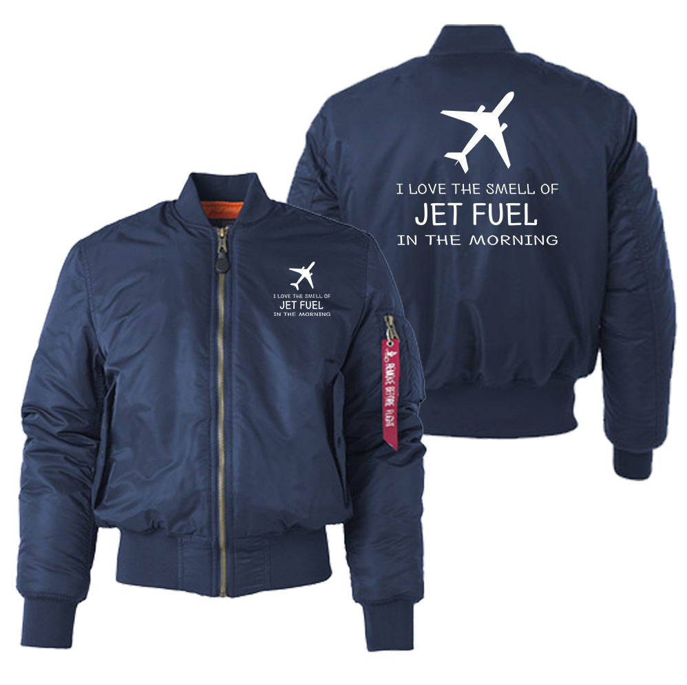 I Love The Smell Of Jet Fuel In The Morning Designed "Women" Bomber Jackets
