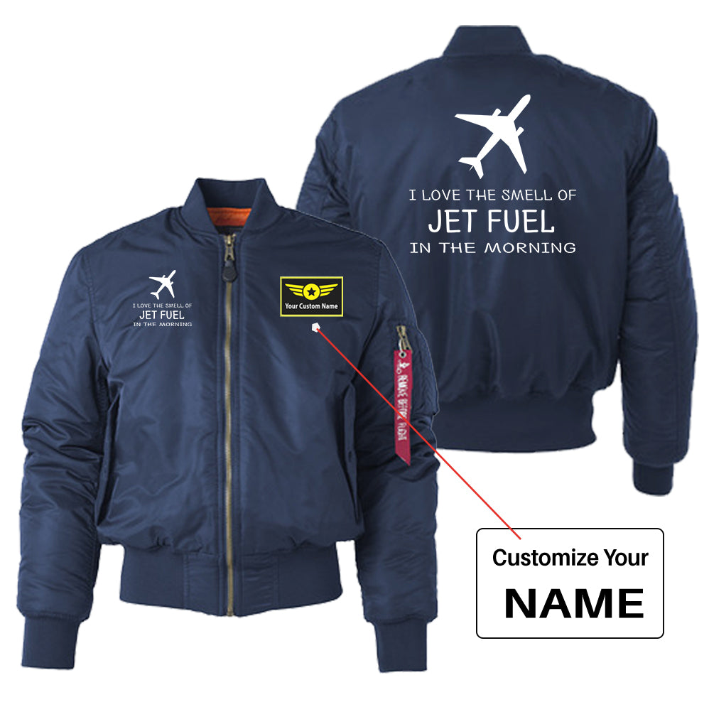 I Love The Smell Of Jet Fuel In The Morning Designed "Women" Bomber Jackets