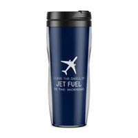 Thumbnail for I Love The Smell Of Jet Fuel In The Morning Designed Travel Mugs