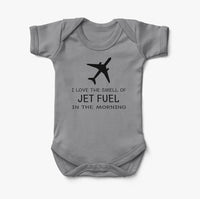 Thumbnail for I Love The Smell Of Jet Fuel In The Morning Designed Baby Bodysuits