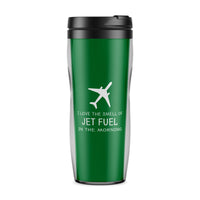 Thumbnail for I Love The Smell Of Jet Fuel In The Morning Designed Travel Mugs