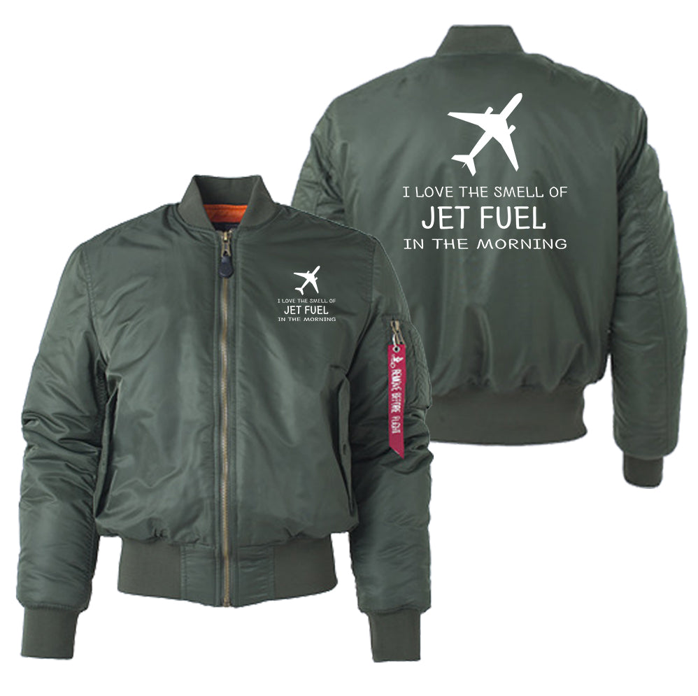 I Love The Smell Of Jet Fuel In The Morning Designed "Women" Bomber Jackets
