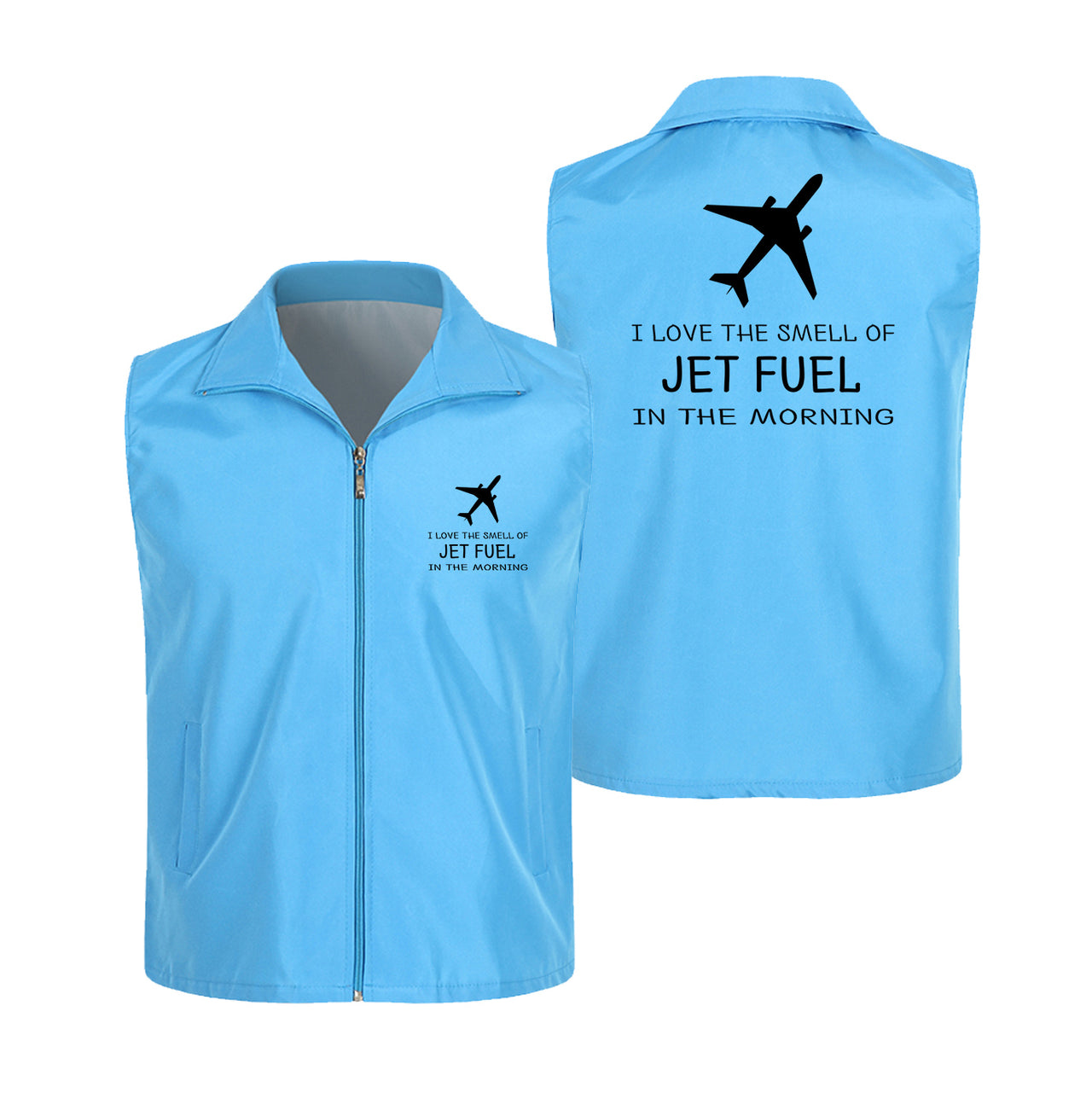 I Love The Smell Of Jet Fuel In The Morning Designed Thin Style Vests