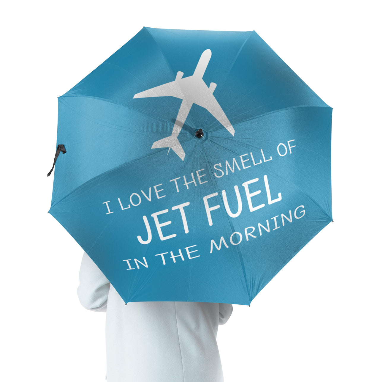 I Love The Smell Of Jet Fuel In The Morning Designed Umbrella