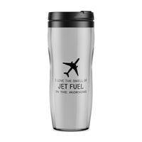 Thumbnail for I Love The Smell Of Jet Fuel In The Morning Designed Travel Mugs