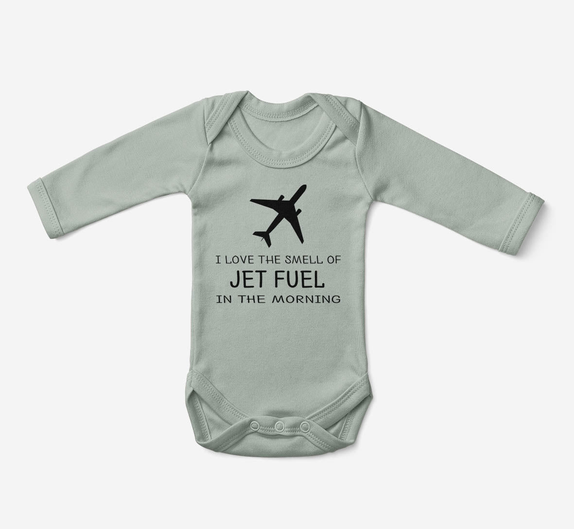 I Love The Smell Of Jet Fuel In The Morning Designed Baby Bodysuits