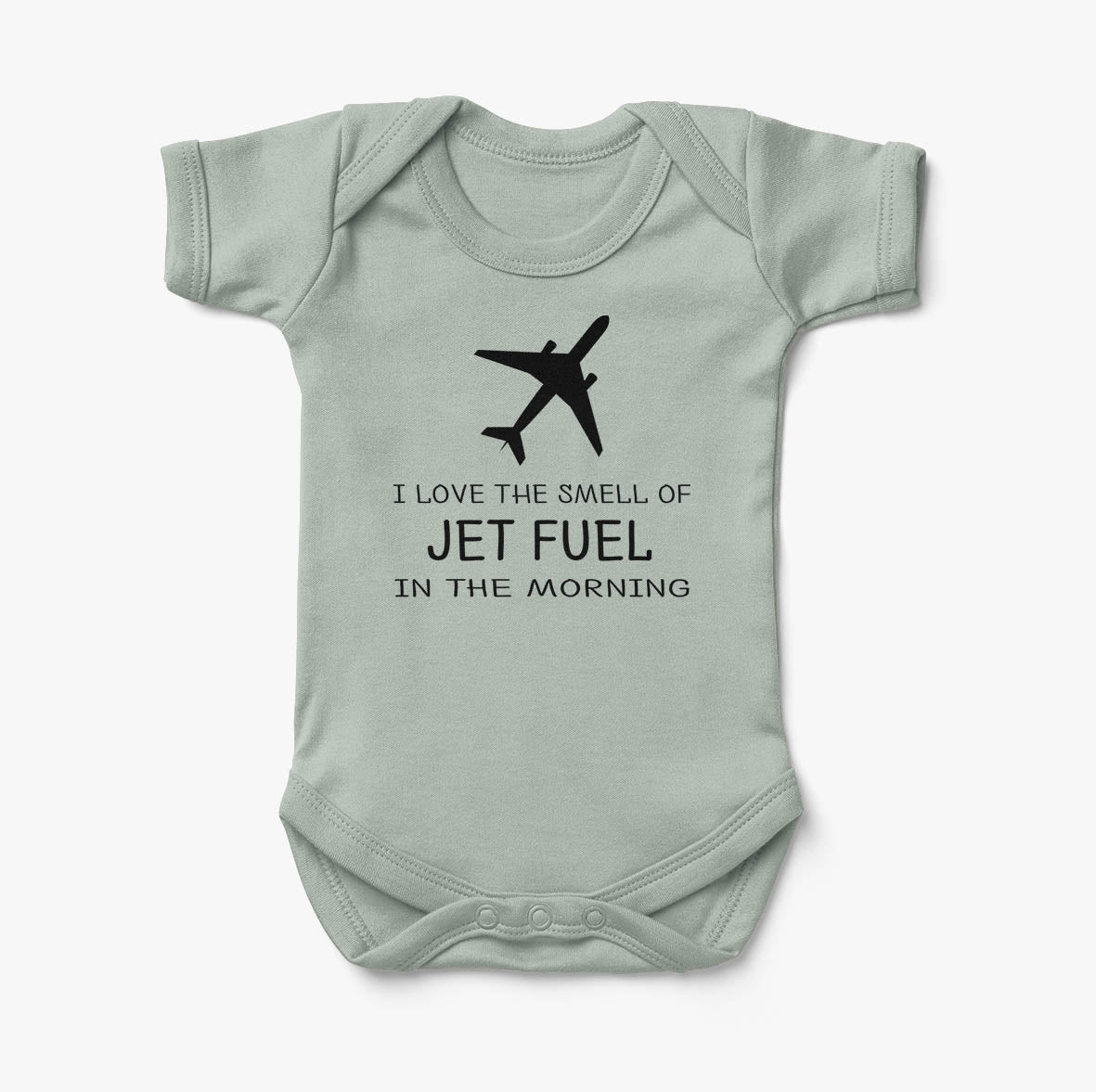 I Love The Smell Of Jet Fuel In The Morning Designed Baby Bodysuits