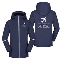 Thumbnail for I Love The Smell Of Jet Fuel In The Morning Designed Rain Coats & Jackets