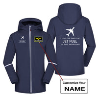Thumbnail for I Love The Smell Of Jet Fuel In The Morning Designed Rain Coats & Jackets