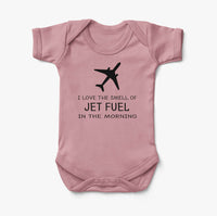 Thumbnail for I Love The Smell Of Jet Fuel In The Morning Designed Baby Bodysuits