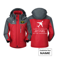 Thumbnail for I Love The Smell Of Jet Fuel In The Morning Designed Thick Winter Jackets