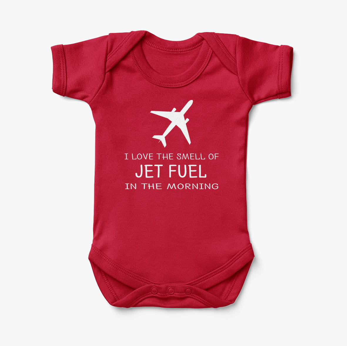 I Love The Smell Of Jet Fuel In The Morning Designed Baby Bodysuits