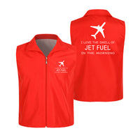 Thumbnail for I Love The Smell Of Jet Fuel In The Morning Designed Thin Style Vests