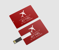 Thumbnail for I Love The Smell Of Jet Fuel In The Morning Designed USB Cards