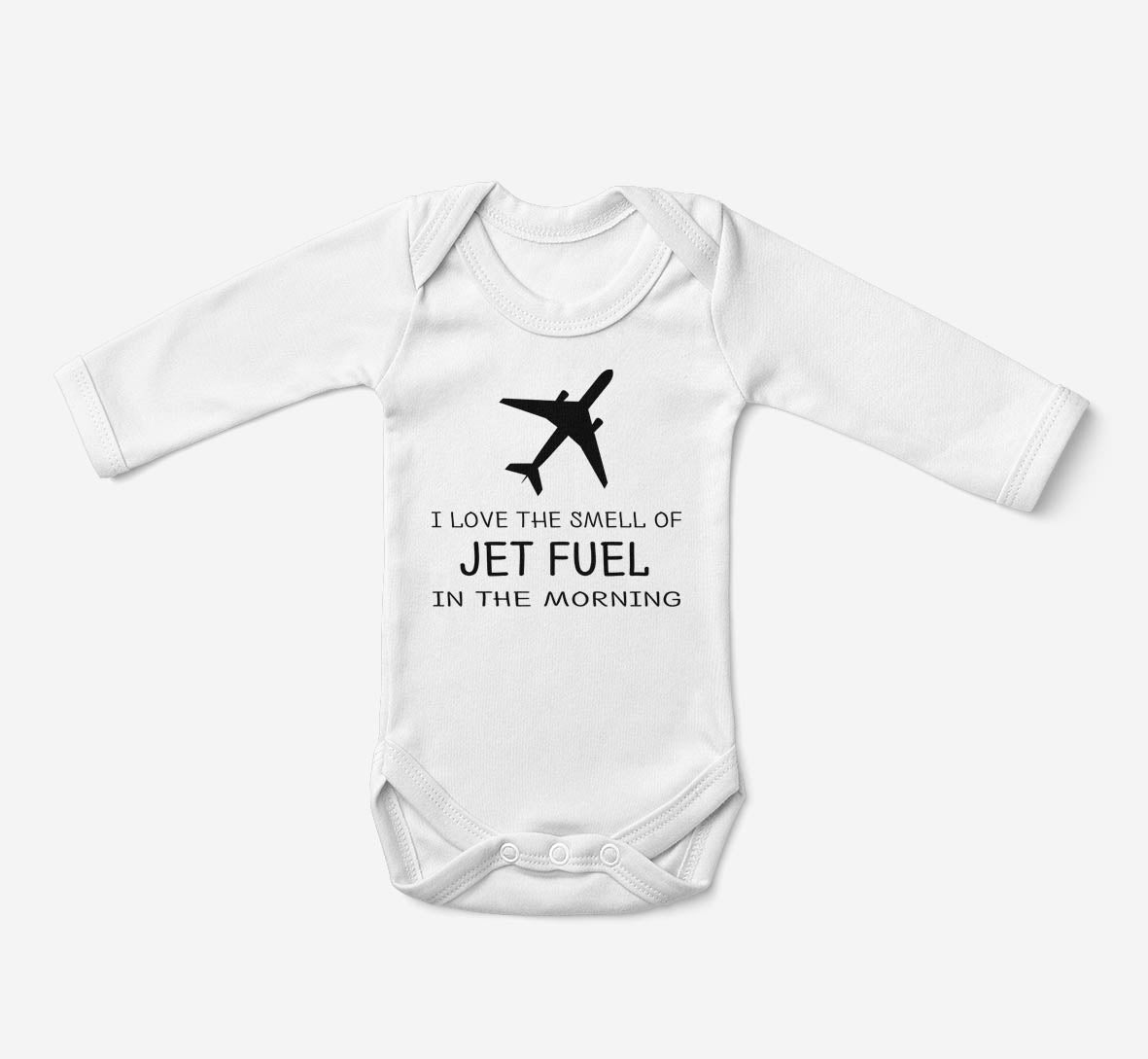I Love The Smell Of Jet Fuel In The Morning Designed Baby Bodysuits