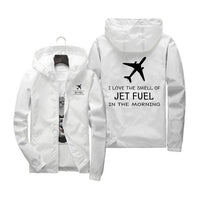 Thumbnail for I Love The Smell Of Jet Fuel In The Morning Designed Windbreaker Jackets