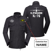 Thumbnail for ILyushin IL-76 & Plane Designed Military Coats