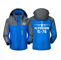 Thumbnail for ILyushin IL-76 & Plane Designed Thick Winter Jackets