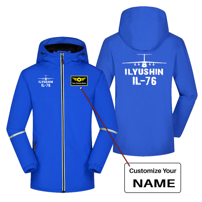 ILyushin IL-76 & Plane Designed Rain Coats & Jackets