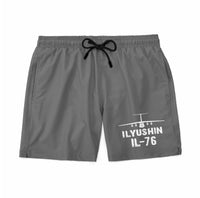Thumbnail for ILyushin IL-76 & Plane Designed Swim Trunks & Shorts