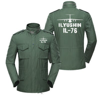 Thumbnail for ILyushin IL-76 & Plane Designed Military Coats