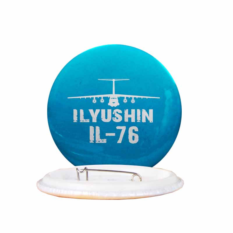ILyushin IL-76 & Plane Designed Pins