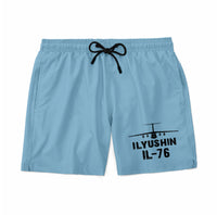 Thumbnail for ILyushin IL-76 & Plane Designed Swim Trunks & Shorts