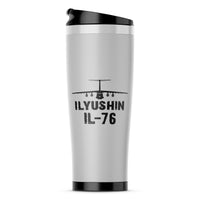 Thumbnail for ILyushin IL-76 & Plane Designed Travel Mugs