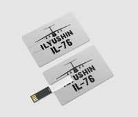 Thumbnail for ILyushin IL-76 & Plane Designed USB Cards