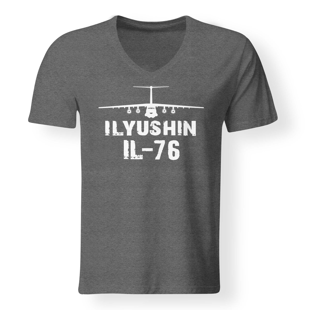 ILyushin IL-76 & Plane Designed V-Neck T-Shirts