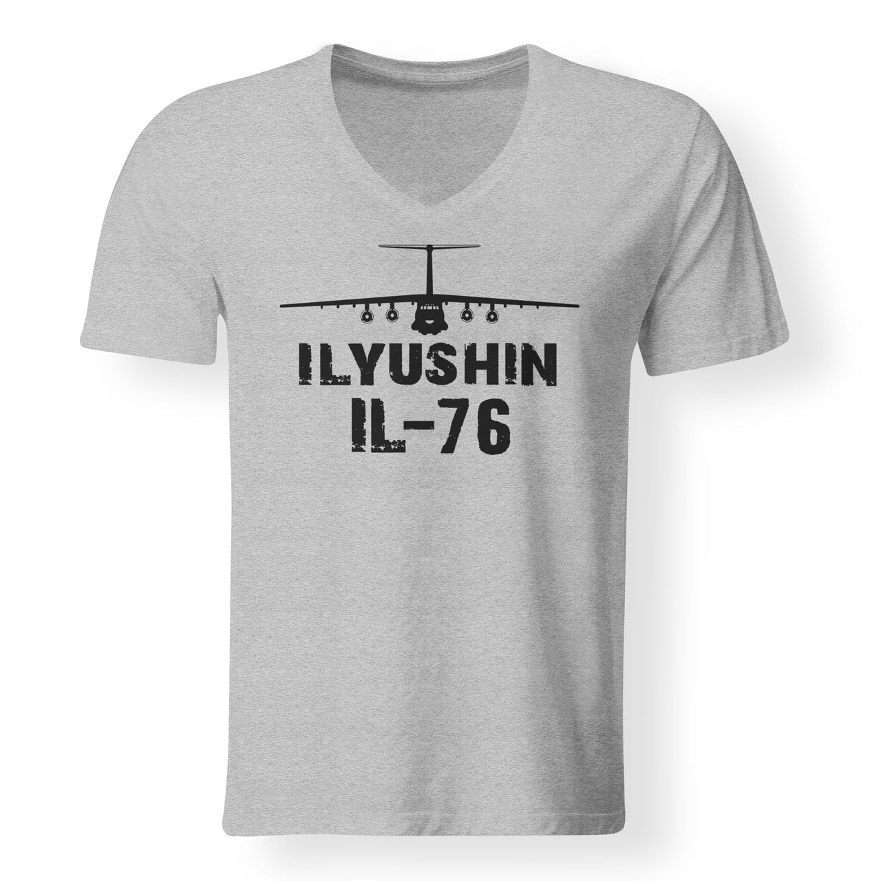 ILyushin IL-76 & Plane Designed V-Neck T-Shirts