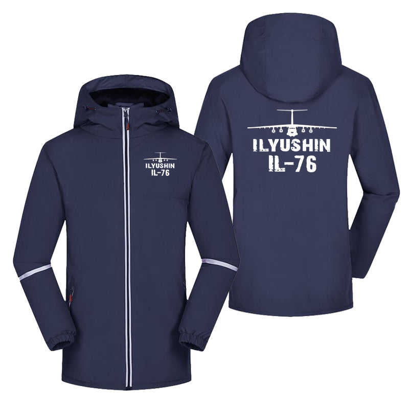 ILyushin IL-76 & Plane Designed Rain Coats & Jackets