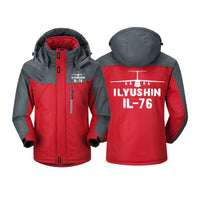 Thumbnail for ILyushin IL-76 & Plane Designed Thick Winter Jackets