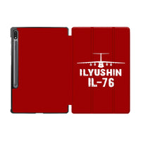 Thumbnail for ILyushin IL-76 & Plane Designed Samsung Tablet Cases