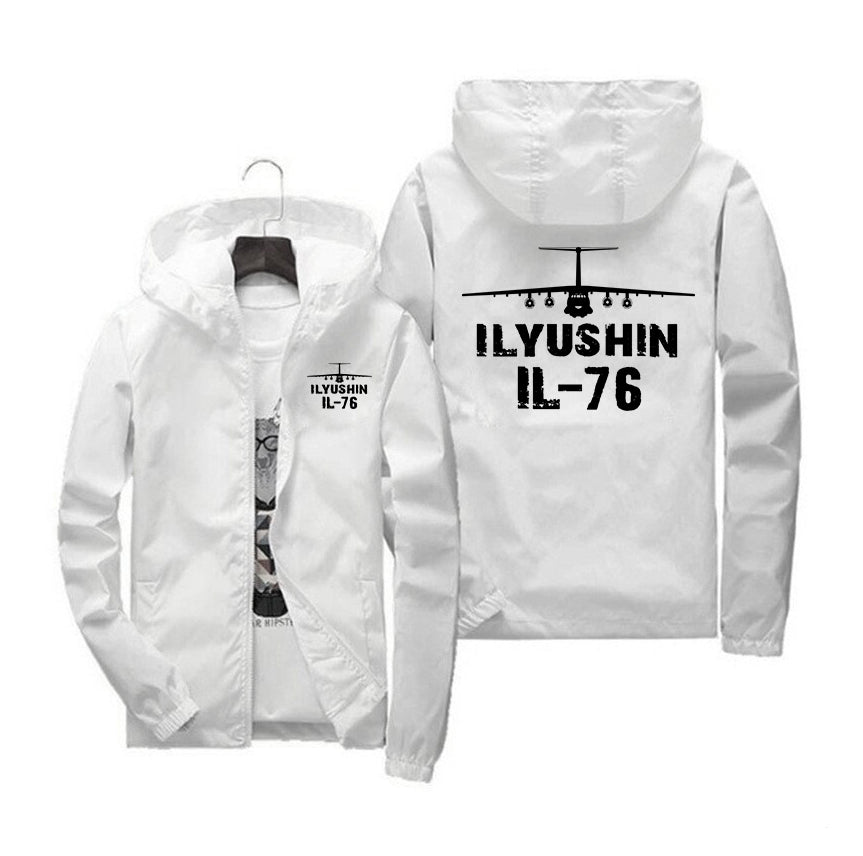 ILyushin IL-76 & Plane Designed Windbreaker Jackets