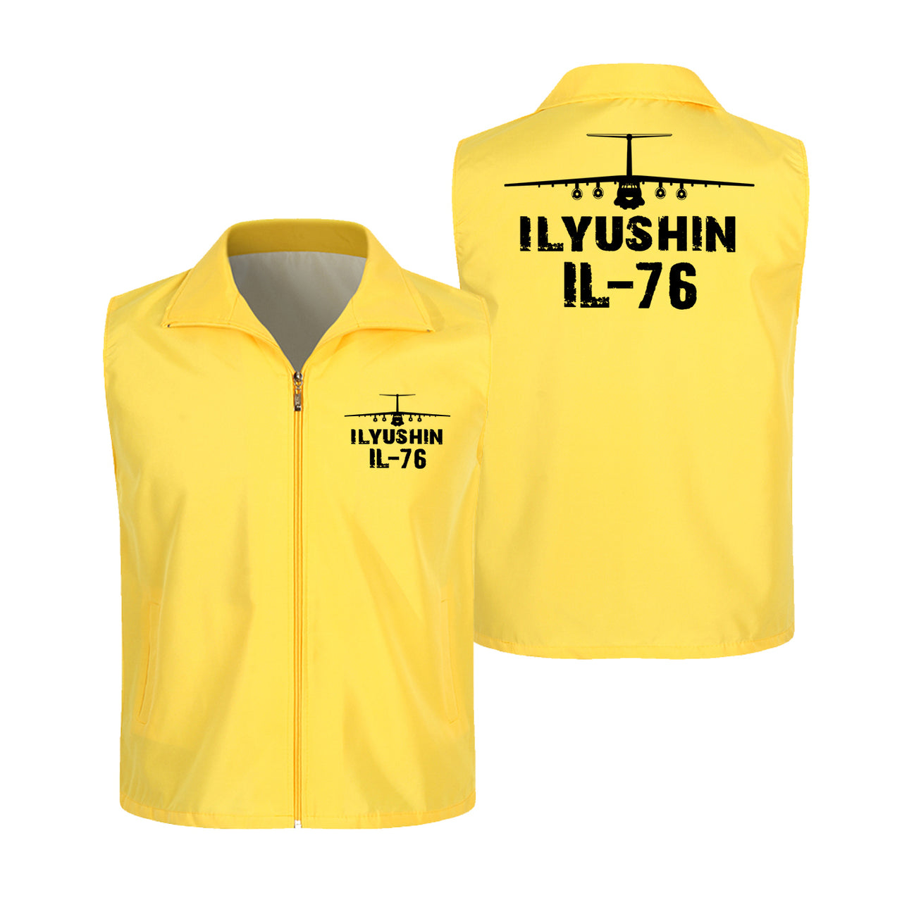 ILyushin IL-76 & Plane Designed Thin Style Vests
