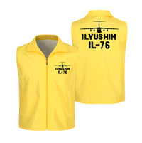 Thumbnail for ILyushin IL-76 & Plane Designed Thin Style Vests