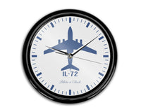 Thumbnail for ILyushin IL-72 Printed Wall Clocks Aviation Shop 