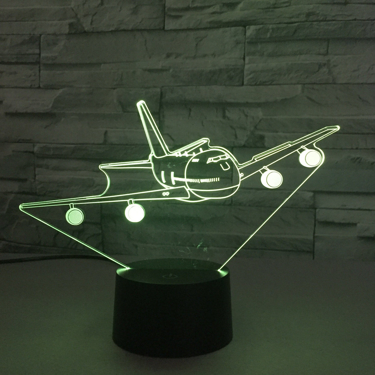 Boeing 747 Classic from Front Designed 3D Lamp Aviation Shop 