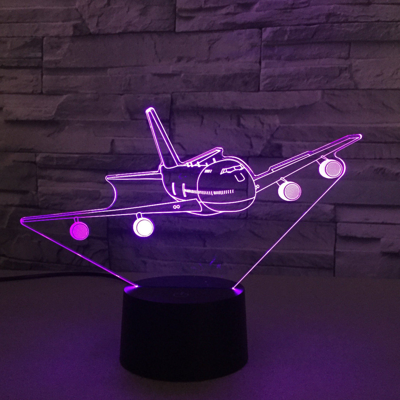 Boeing 747 Classic from Front Designed 3D Lamp Aviation Shop 