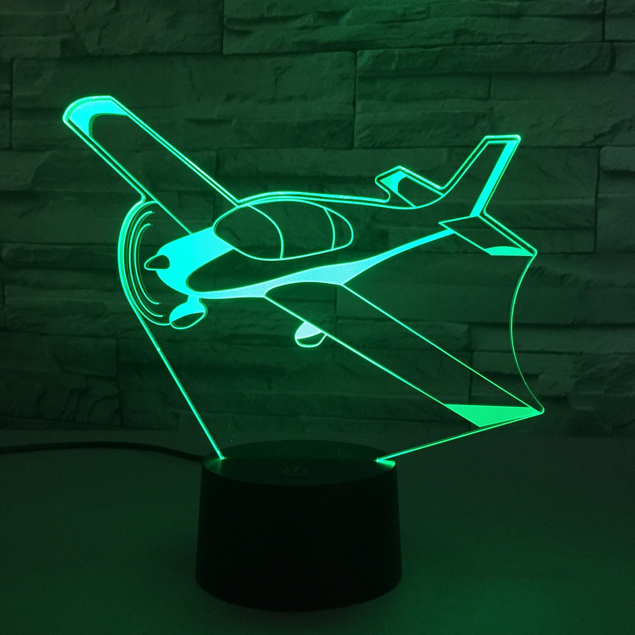 Beautiful Propeller Designed 3D Lamp Aviation Shop 