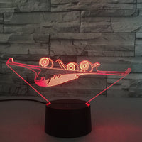 Thumbnail for Futuristic Airplane Designed 3D Lamp Aviation Shop 